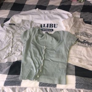 lot of four brandy melville tops